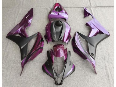 Shop Purple and Matte Black Honda CBR600RR Motorcycle Fairings 07-08