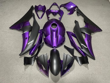 Shop Purple and Matte Black & Logos Yamaha R6 Motorcycle Fairings 08-16