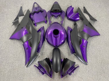 Shop Purple and Matte Black Yamaha R6 Motorcycle Fairings 08-16
