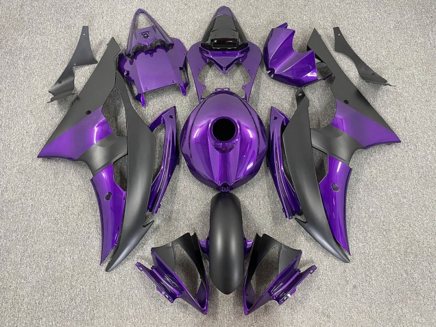 Shop Purple and Matte Black Yamaha R6 Motorcycle Fairings 08-16 Shop Purple and Matte Black Yamaha R6 Motorcycle Fairings 08-16