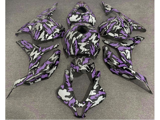 Shop Purple and Silver Camo Honda CBR600RR Motorcycle Fairings 09-12 Shop Purple and Silver Camo Honda CBR600RR Motorcycle Fairings 09-12