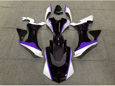 Shop Purple Black and White Yamaha R1 Motorcycle Fairings 15-19