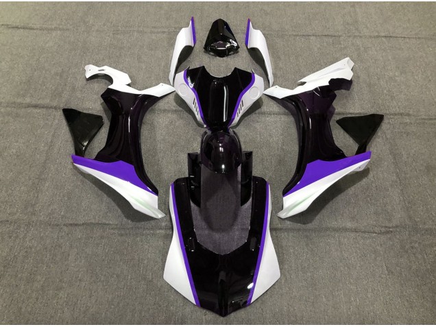 Shop Purple Black and White Yamaha R1 Motorcycle Fairings 15-19 Shop Purple Black and White Yamaha R1 Motorcycle Fairings 15-19
