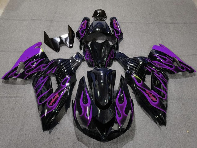 Shop Purple Flame Kawasaki ZX14R Motorcycle Fairings 06-11 Shop Purple Flame Kawasaki ZX14R Motorcycle Fairings 06-11
