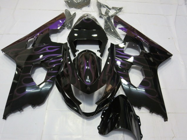 Shop Purple Flame Suzuki GSXR750 Motorcycle Fairings 04-05