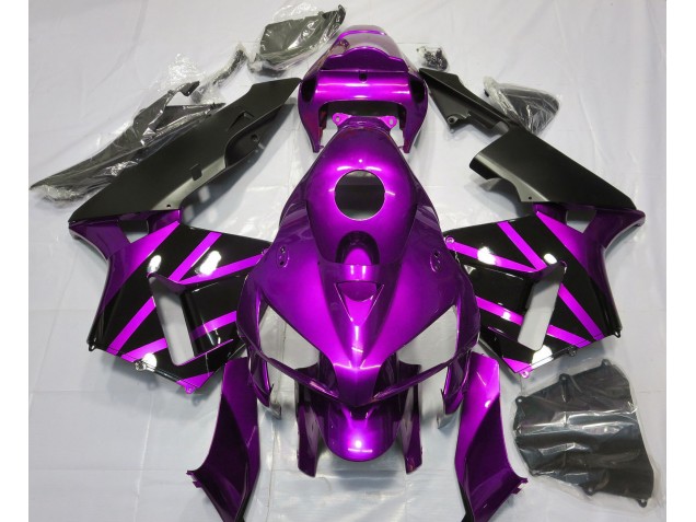 Shop Purple & Gloss Black Design Honda CBR600RR Motorcycle Fairings 05-06 Shop Purple & Gloss Black Design Honda CBR600RR Motorcycle Fairings 05-06