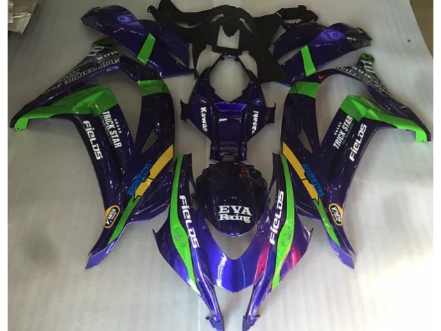 Shop Purple Green and Gloss Kawasaki ZX10R Motorcycle Fairings 16-19 Shop Purple Green and Gloss Kawasaki ZX10R Motorcycle Fairings 16-19