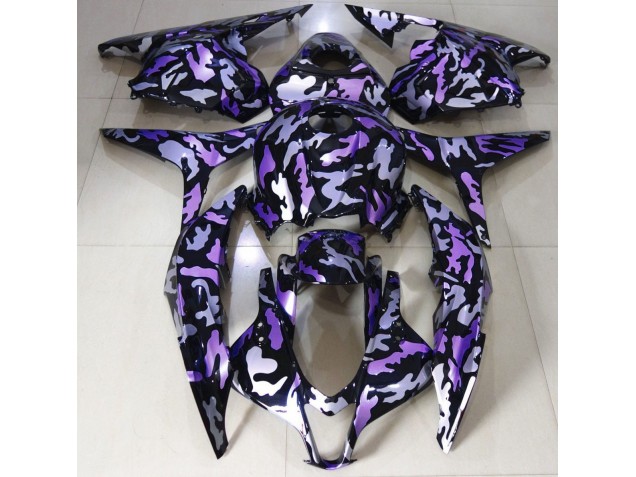 Shop Purple Snow Camo Honda CBR600RR Motorcycle Fairings 09-12 Shop Purple Snow Camo Honda CBR600RR Motorcycle Fairings 09-12