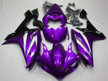 Shop Purple White and Black Yamaha R1 Motorcycle Fairings 07-08