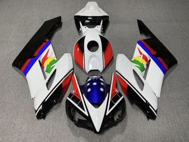 Shop Red and Blue Flag Honda CBR1000RR Motorcycle Fairings 04-05