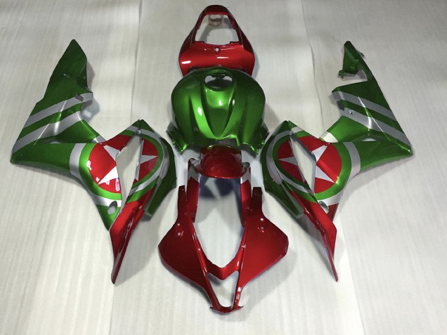 Shop Red and Green Captain America Honda CBR600RR Motorcycle Fairings 07-08 Shop Red and Green Captain America Honda CBR600RR Motorcycle Fairings 07-08