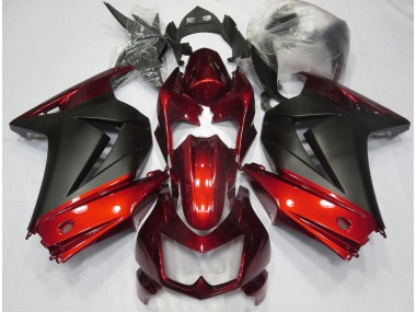 Shop Red and Matte Black Kawasaki Ninja Motorcycle Fairings 250 Motorcycle Fairings 08-13