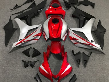 Shop Red and Silver OEM Style Honda CBR600RR Motorcycle Fairings 07-08