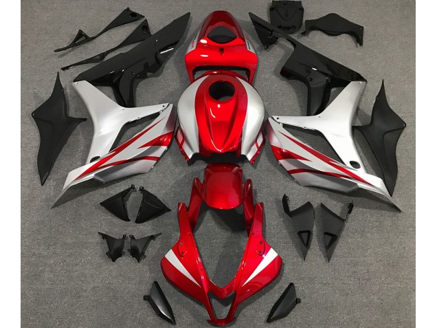 Shop Red and Silver OEM Style Honda CBR600RR Motorcycle Fairings 07-08 Shop Red and Silver OEM Style Honda CBR600RR Motorcycle Fairings 07-08