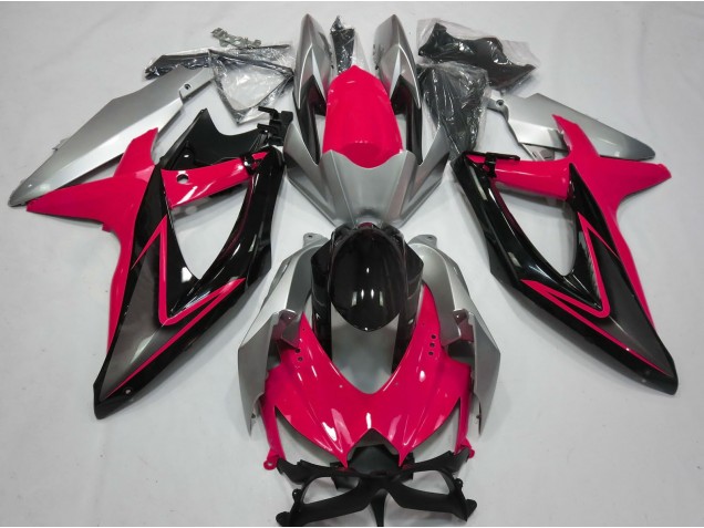Shop Red and Silver Suzuki GSXR750 Motorcycle Fairings 08-10 Shop Red and Silver Suzuki GSXR750 Motorcycle Fairings 08-10