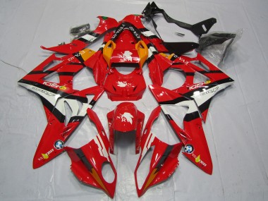 Shop Red and White BMW S1000RR Motorcycle Fairings 09-18