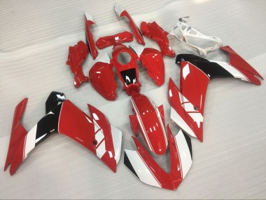 Shop Red and White Gloss Yamaha R3 Motorcycle Fairings 15-18