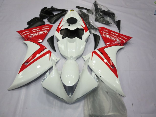 Shop Red and White Yamaha R1 Motorcycle Fairings 13-14 Shop Red and White Yamaha R1 Motorcycle Fairings 13-14