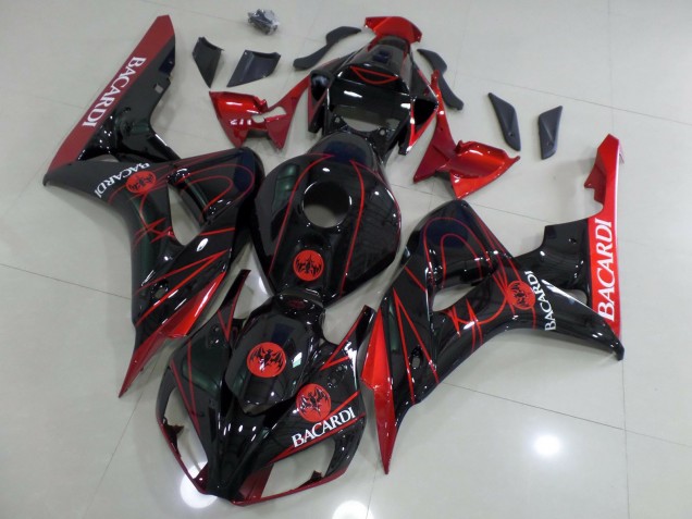 Shop Red Bacardi Honda CBR1000RR Motorcycle Fairings 06-07 Shop Red Bacardi Honda CBR1000RR Motorcycle Fairings 06-07