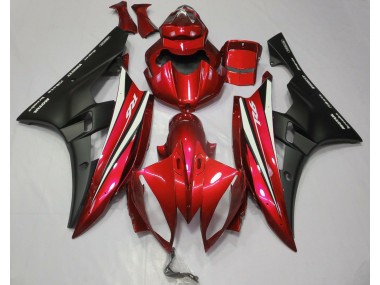 Shop Red Black and White Yamaha R6 Motorcycle Fairings 06-07