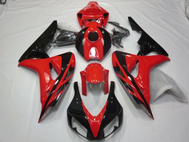 Shop Red Black OEM Style No Decals Honda CBR1000RR Motorcycle Fairings 06-07