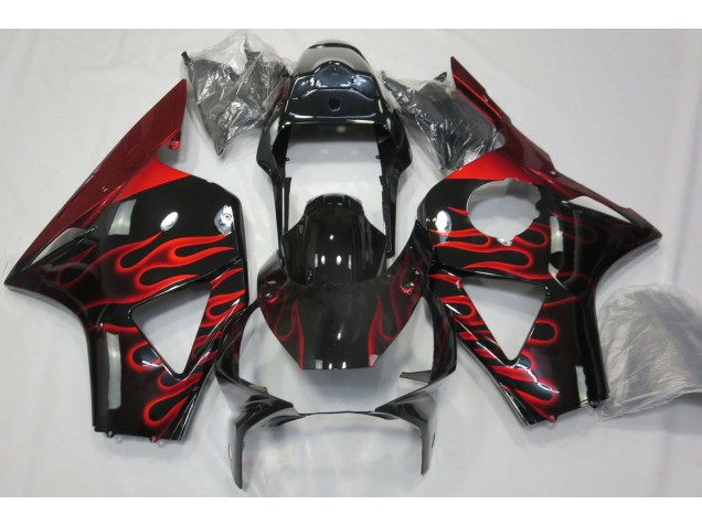 Shop Red Flame Honda CBR954 Motorcycle Fairings 02-03 Shop Red Flame Honda CBR954 Motorcycle Fairings 02-03