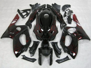 Shop Red Flame Yamaha YZF600 Motorcycle Fairings Thundercat Motorcycle Fairings 98-07