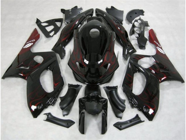 Shop Red Flame Yamaha YZF600 Motorcycle Fairings Thundercat Motorcycle Fairings 98-07 Shop Red Flame Yamaha YZF600 Motorcycle Fairings Thundercat Motorcycle Fairings 98-07