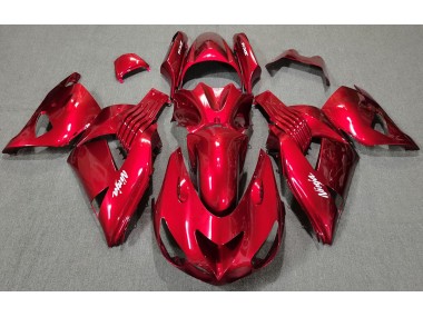 Shop Red Gloss Kawasaki ZX14R Motorcycle Fairings 06-11