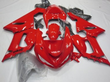 Shop Red Gloss Kawasaki ZX6R Motorcycle Fairings 05-06