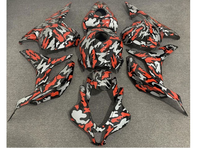 Shop Red Grey Camo Honda CBR600RR Motorcycle Fairings 09-12 Shop Red Grey Camo Honda CBR600RR Motorcycle Fairings 09-12