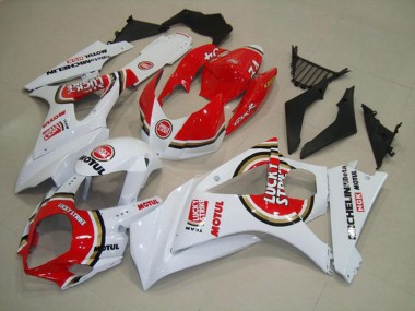 Shop Red Lucky Strike Suzuki GSXR Motorcycle Fairings 1000 Motorcycle Fairings 07-08