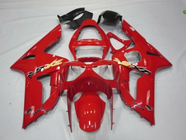 Shop Red Ninja Kawasaki ZX6R Motorcycle Fairings 03-04