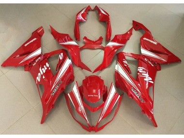 Shop Red Ninja Kawasaki ZX6R Motorcycle Fairings 13-18