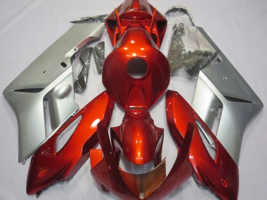 Shop Red Silver Honda CBR1000RR Motorcycle Fairings 04-05