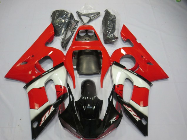 Shop Red White and Black Yamaha R6 Motorcycle Fairings 98-02 Shop Red White and Black Yamaha R6 Motorcycle Fairings 98-02