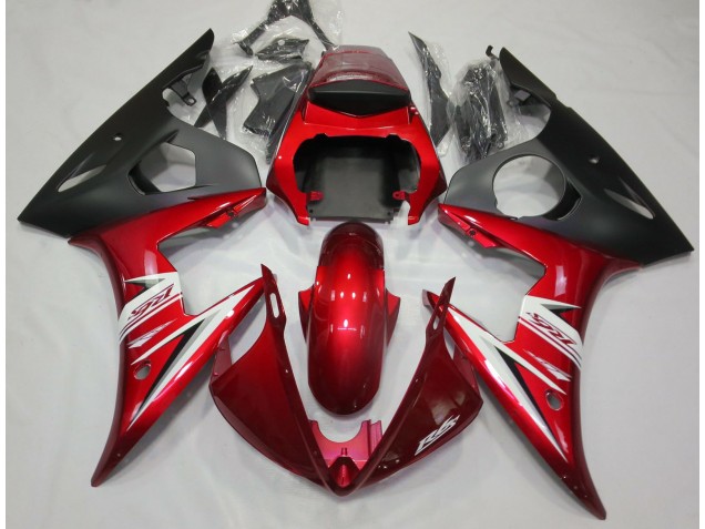 Shop Red & White Yamaha R6 Motorcycle Fairings 03-05 Shop Red & White Yamaha R6 Motorcycle Fairings 03-05