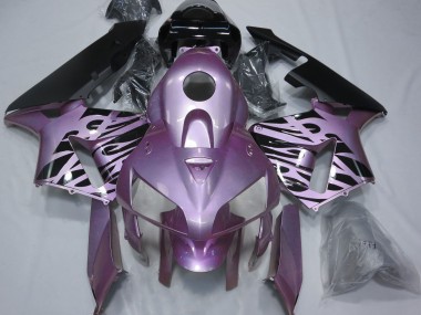 Shop Rose Purple Flame Honda CBR600RR Motorcycle Fairings 05-06