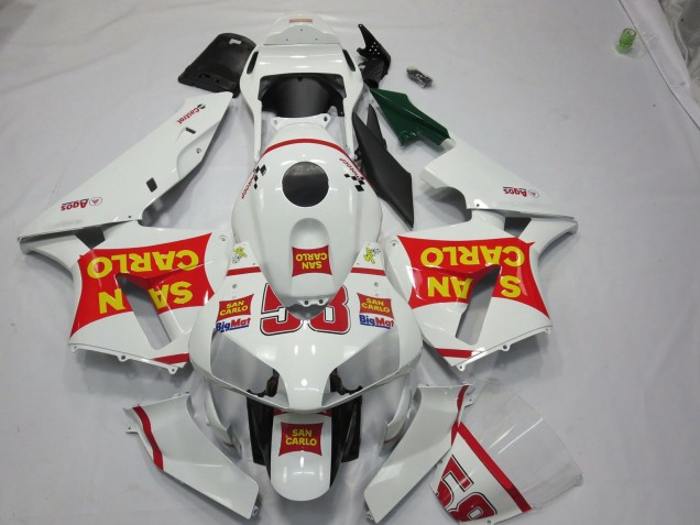 Shop San Carlo 58 Honda CBR600RR Motorcycle Fairings 03-04 Shop San Carlo 58 Honda CBR600RR Motorcycle Fairings 03-04