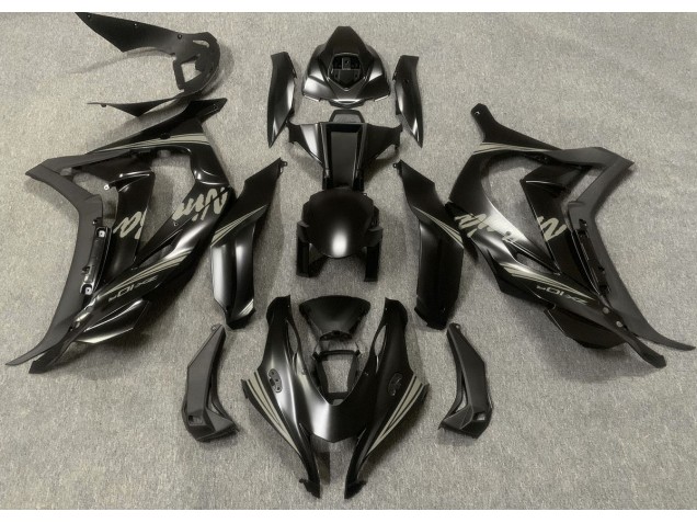 Shop Satin Black & Grey Kawasaki ZX10R Motorcycle Fairings 16-19 Shop Satin Black & Grey Kawasaki ZX10R Motorcycle Fairings 16-19
