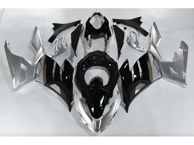Shop Silver and Black Kawasaki Ninja Motorcycle Fairings 400 Motorcycle Fairings 18-20 Shop Silver and Black Kawasaki Ninja Motorcycle Fairings 400 Motorcycle Fairings 18-20