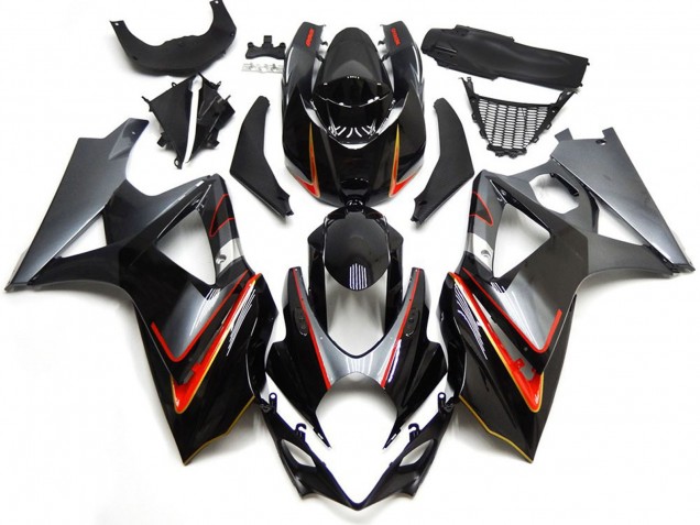 Shop Silver and Black with Red Suzuki GSXR Motorcycle Fairings 1000 Motorcycle Fairings 07-08 Shop Silver and Black with Red Suzuki GSXR Motorcycle Fairings 1000 Motorcycle Fairings 07-08