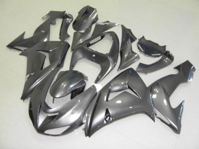 Shop Silver Gloss Kawasaki ZX10R Motorcycle Fairings 06-07 Shop Silver Gloss Kawasaki ZX10R Motorcycle Fairings 06-07