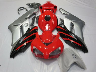 Shop Silver Red and Black Honda CBR1000RR Motorcycle Fairings 04-05