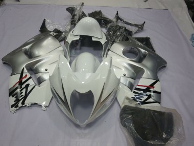 Shop Silver White Suzuki GSXR Motorcycle Fairings 1300 Motorcycle Fairings 97-07
