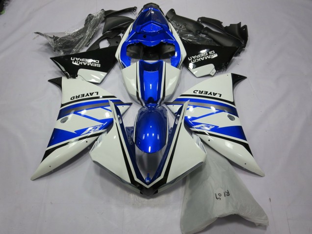 Shop Silver White Yamalube Yamaha R1 Motorcycle Fairings 13-14 Shop Silver White Yamalube Yamaha R1 Motorcycle Fairings 13-14