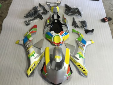 Shop SILVER Yamaha R1 Motorcycle Fairings 15-19