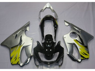 Shop Silver Yellow and Black Honda CBR600 Motorcycle Fairings F4 Motorcycle Fairings 99-00
