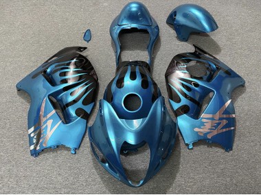 Shop Sky Blue and Black Suzuki GSXR Motorcycle Fairings 1300 Motorcycle Fairings 97-07