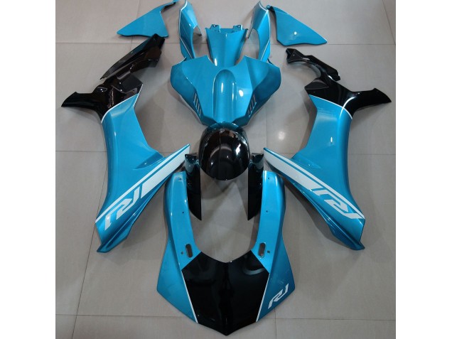 Shop Sky Blue and Black Yamaha R1 Motorcycle Fairings 15-19 Shop Sky Blue and Black Yamaha R1 Motorcycle Fairings 15-19
